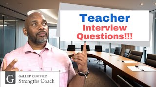 MASTER Your Teacher Interview  Strategies for Top 3 Questions [upl. by Alilak]