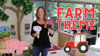 Toddler and Preschool Farm Theme Classroom Set Up [upl. by Esahc]