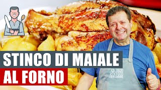 STINCO DI MAIALE AL FORNO CON PATATE  Tenero e squisito [upl. by Kele708]