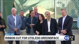 13 ABC Ribbon Cut for UToledo Greenspace [upl. by Artap823]