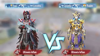 RUPPO vs LEVINHO  WHO WILL WIN😱  PUBG MOBILE BGMI [upl. by Suirauqram]