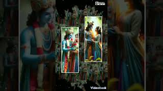 🙏Nice job of Krishna ji and Radha ji status viralvideos💖 shortsfeed👌 [upl. by Magdalena]