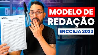 Modelo de Redação ENCCEJA 2023 [upl. by Trimble]