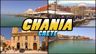 CHANIA  Crete  Greece 4k [upl. by Fagaly]