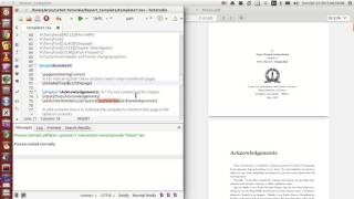 LaTeX Programming  054  Making Your Own ThesisReport Template Part 2 of 4 [upl. by Zilef]