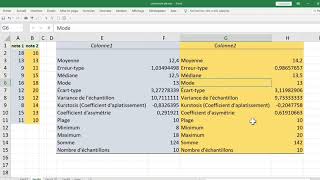 COMMENT ANALYSER des NOTES AVEC MICROSOFT EXCEL 3 OPTIONS POSSIBLES [upl. by Essy]