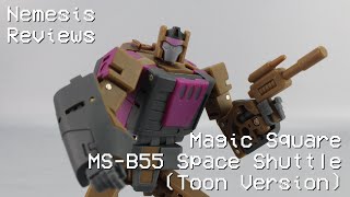 Nemesis Reviews Magic Square MSB55 Space Shuttle Toon Version [upl. by Hector]