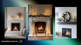 23 Super Cozy Christmas Fireplace Decor Ideas to Try [upl. by Lewanna828]