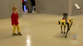 Spot il cane robot che controlla il territorio [upl. by Finbar484]