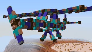 I Made a Steve Plane in Minecraft [upl. by Griffie]