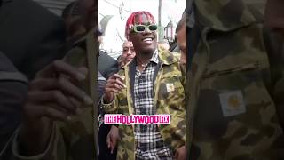 Lil Yachty Is Swarmed By Fans When Spotted Leaving Lunch At Mels Diner In Hollywood CA [upl. by Lytsirk]