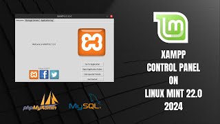 How to Create a Launcher for XAMPP CONTROL PANEL  LINUX MINT 220  2024 [upl. by Kimmel168]