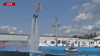 Nerveless Nocks Jetpack Circus to perform at Erie County Fair [upl. by Stephens]