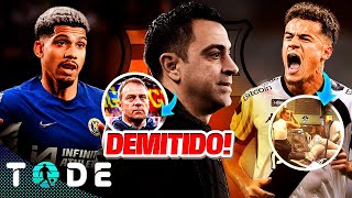 XAVI DEMITIDO e H FLICK ASSUME o BARCELONA l COUTINHO TÁ NO BR pra ASSINAR COM VASCO l ARAÚJO e [upl. by Kreis964]