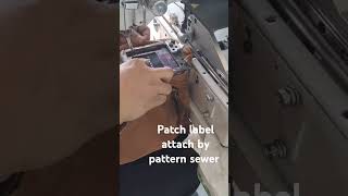 Label attach on patch pocket after wash [upl. by Ahsenav]