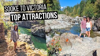 Sooke to Victoria BC Road Trip  Top Attractions in Sooke and Victoria [upl. by Aerdnad]