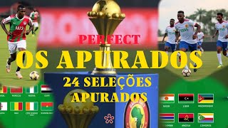 ⚽APURADOS 🔥CAN 2025 Todas Seleções Confirmadas para a Fase Final [upl. by Isiah]