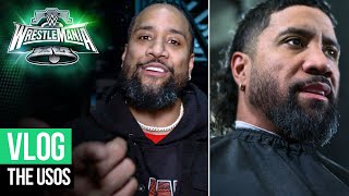 The Usos kick off emotional week WrestleMania XL Vlog [upl. by Weisburgh]