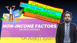 part 2 non income factors amp consumption pricelevel wealth futureprice lecture 33 macroeconomics [upl. by Nwahser]