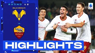 VeronaRoma 13  Volpato fires Roma to late away win Goals amp Highlights  Serie A 202223 [upl. by Anirdnajela560]