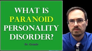 What is Paranoid Personality Disorder [upl. by Lorrad]