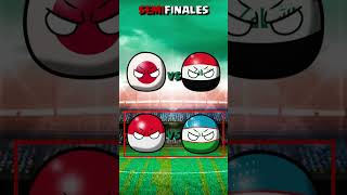 INDONESIA en la COPA ASIÁTICA sub23 2024 countryballs [upl. by Attiuqal]