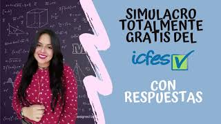 ⚠️Simulacro del ICFES GRATIS Y CON RESPUESTAS  Clases explicativas⚠️ 2022 [upl. by Aloek]