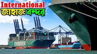 How International Seaport Works  How Container Ports Work  logistics transport  Ship amp Tug Boats [upl. by Ravahs]