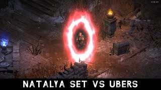 D2R Natalya Set vs Ubers [upl. by Gnim512]