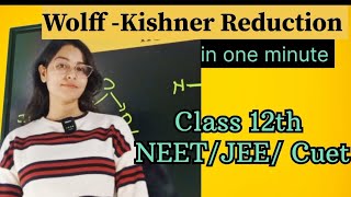 Wolff Kishner Reduction reaction class12 neetjeecuetncert chemistry [upl. by Mallory532]