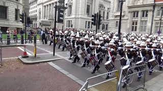 Royal Marines Beating Retreat 2018 [upl. by Moia178]