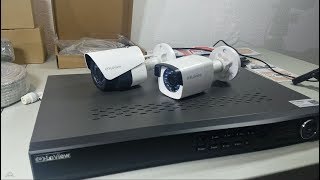 Review LaView NVR  DVR 8 Channel HD 1080P PoE IP Security System KNT982A42W4 Kit Part 1 Unboxing [upl. by Laurella]