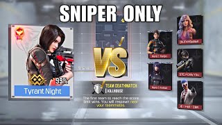 I 1v5 my Subscribers Using Sniper Only in KILLHOUSE…Intense [upl. by Enia685]