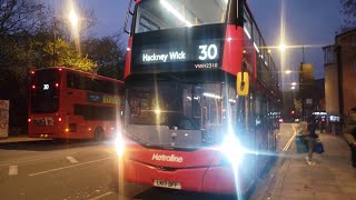 Common Short Journey on VWH2310 on route 30 from Flanders way to Hackney Wick [upl. by Lorrimor]