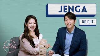 No Cut Park Shinhye and Hyun Bin Play Jenga ENG SUB CC [upl. by Atived974]