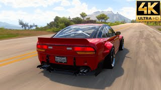 500HP Nissan 240SX  Forza Horizon 5 4K60FPS [upl. by Atived772]