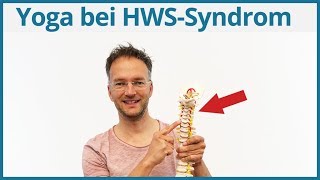 Yoga bei HWS Syndrom ✅ Tipp Schmerzen Halswirbelsäule oder Bandscheibenvorfall [upl. by Nahgaem]