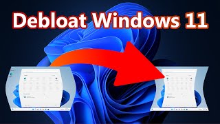 Want to remove all the bloatware that comes with Windows 11 Lets Debloat Windows11 unused apps [upl. by Ihcelek]