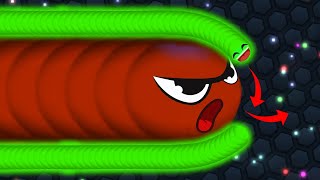 Slitherio Will The Giant Snake Get Out of the Small Snake  Epic Slitherio Gameplay [upl. by Ordway]