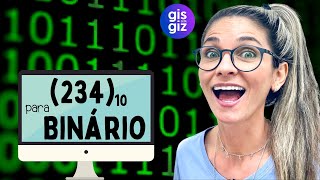 SISTEMA BINÁRIO  NÚMERO BINÁRIO  \Prof Gis Base decimal para número binário [upl. by Sheelah]