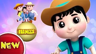 Head Shoulders Knees And Toes  Nursery Rhymes  Kids Songs  Baby Rhymes by Farmees [upl. by Ahsilat374]