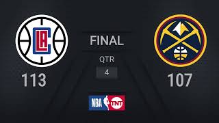 Clippers  Nuggets  NBA on TNT Live Scoreboard  WholeNewGame [upl. by Elysia244]