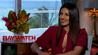 Interview with Priyanka Chopra for Baywatch [upl. by Karlyn]