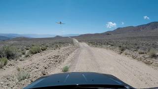 Death Valley fighter jet ATTACKS my rig Saline Valley Flyover [upl. by Rengia720]