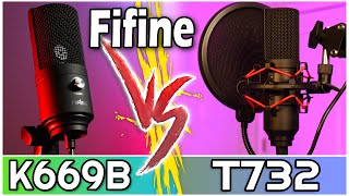 Fifine T732 vs Fifine K669B  Best Budget Mic Kits Face Off  Which is For You [upl. by Leal]