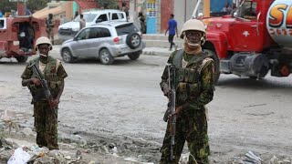 Kenyan Police patrol Haitian Capital [upl. by Dde]