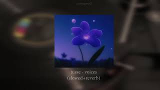 tusse  voices slowedreverb [upl. by Barimah]