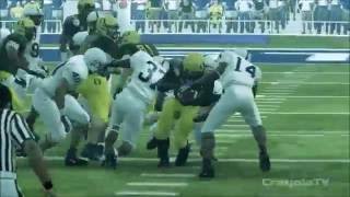 NCAA Football 12 Oregon Ducks l Devonte Gibson 2012 Rose Bowl Highlights [upl. by Sillaw664]