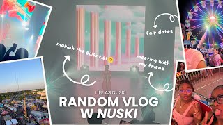 WEEKLY VLOG park date fair date mariah the scientist concert 🧪🎀 [upl. by Greenburg]