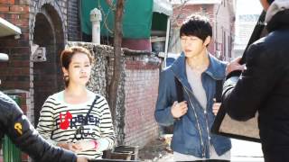 120424 SBS Rooftop Prince BTS [upl. by Akinohs990]